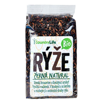 Bio rýže černá natur 500g  Country Life