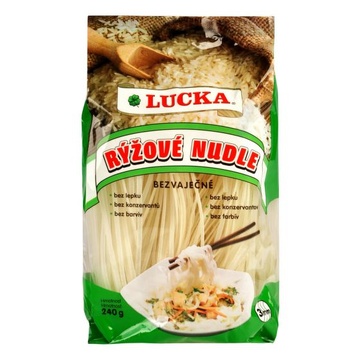 Rýžové nudle  3mm 240g Lucka