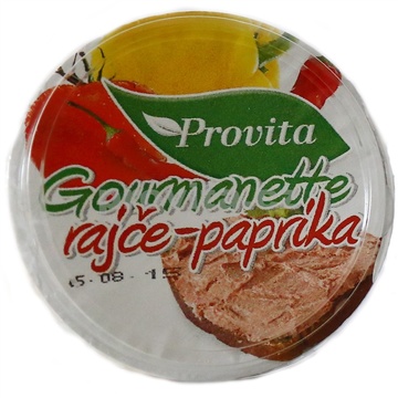 Gourmanette pomazánka rajče-paprika 130g Vega Provita

