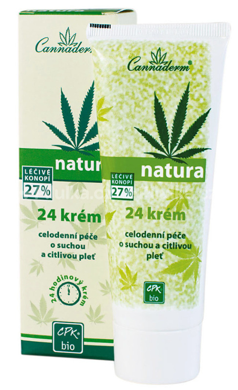 Cannaderm Natura 24 krém na suchou pleť 75g

