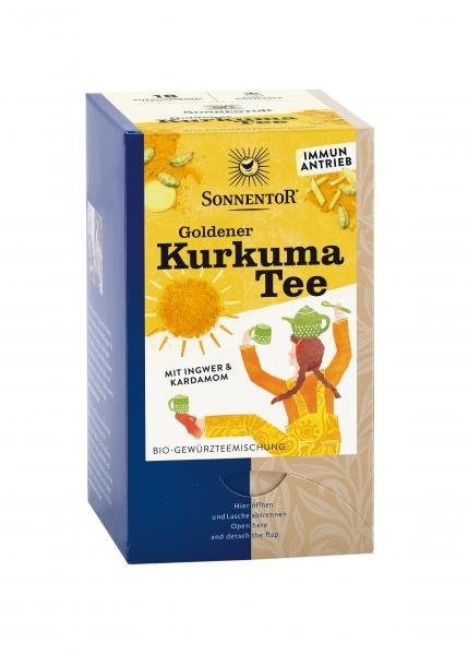 BIO Zlatý kurkumový sen čaj 36 g Sonnentor