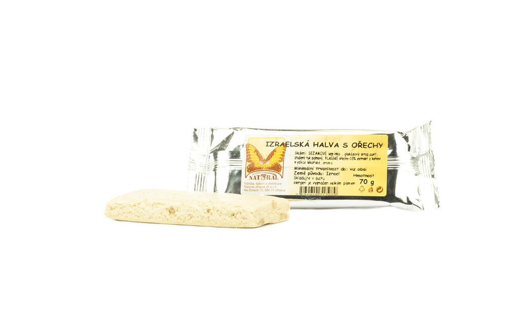 Chalvas ořechy 70g  Natural