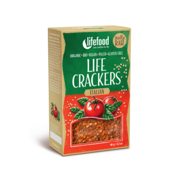 BIO RAW Life Crackers Italské 90g Lifefood