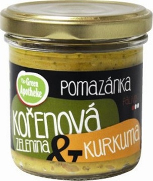 Pomazánka z kořenové zeleniny s kurkumou 140 g Green Apotheke 