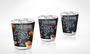 Ovčí jogurt jahoda 150g Bon Lait