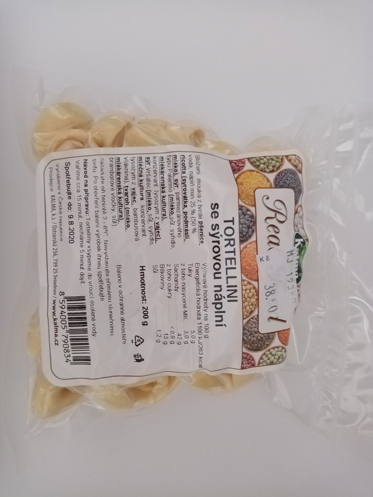 Tortellini se sýrovou náplní 200g 
