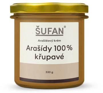 Křupavé arašídové máslo 330g Šufan 