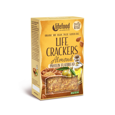 BIO RAW Life Crackers Chlebánek 80g Lifefood