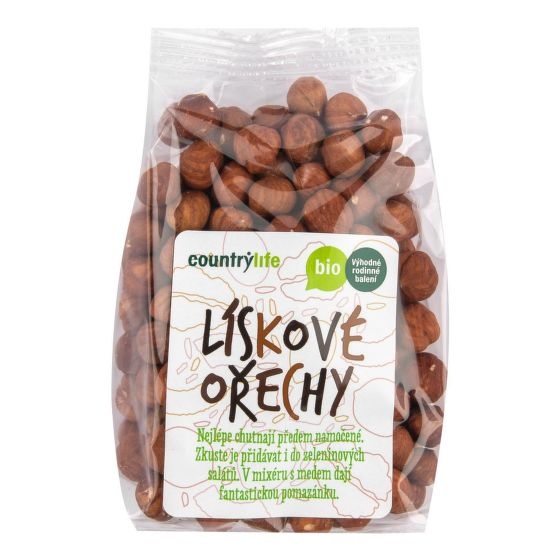 BIO lískové ořechy 250 g Country Life