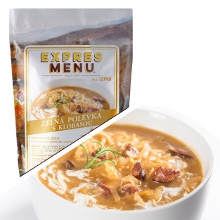 Zelná polévka s klobásou bez lepku 600 g  Expres Menu