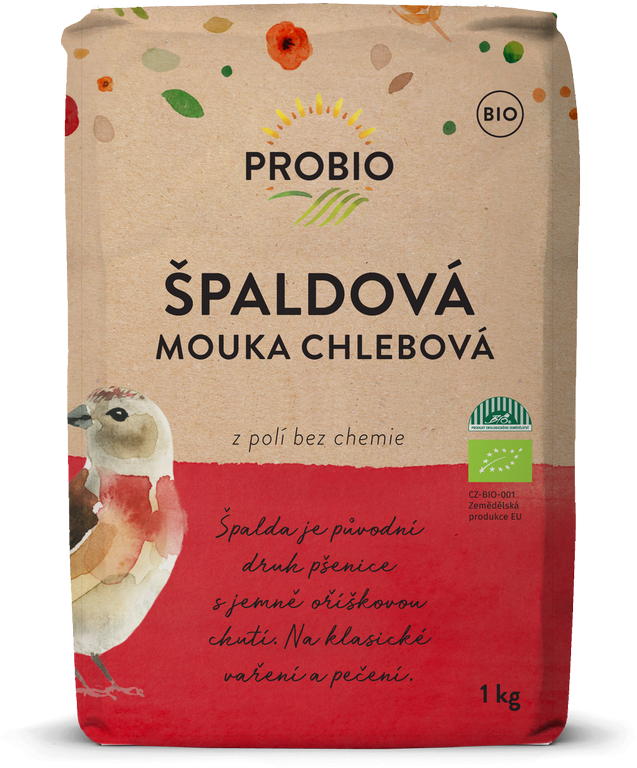 BIO chlebová mouka špaldová 1kg Probio