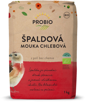 BIO chlebová mouka špaldová 1kg Probio