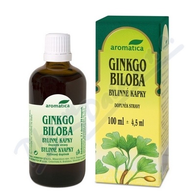Ginkgo biloba kapky 100 ml  Aromatica