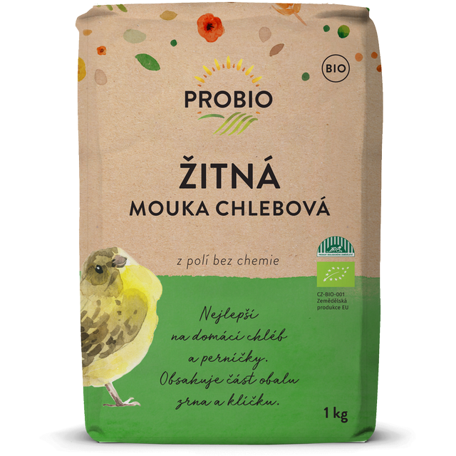 BIO mouka žitná chlebová 1 kg PROBIO 