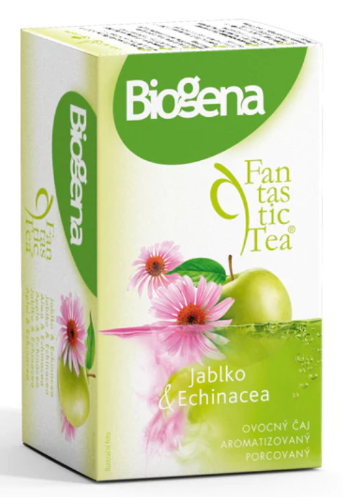 Fastastic Tea Logo Čaj Jablko echinacea 40 g Fantastic Tea Biogena