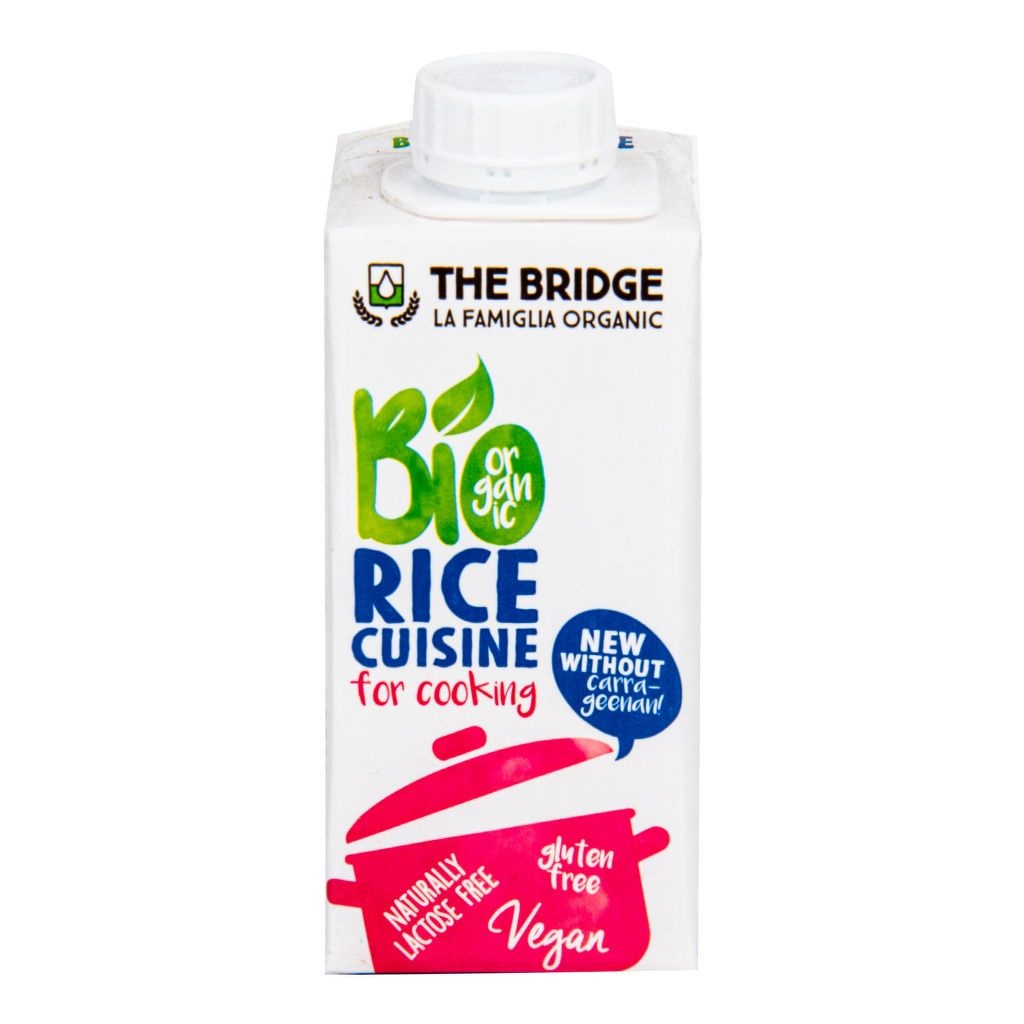 BIO rýžová alternativa smetany 7 % tuku 200 ml The Bridge 