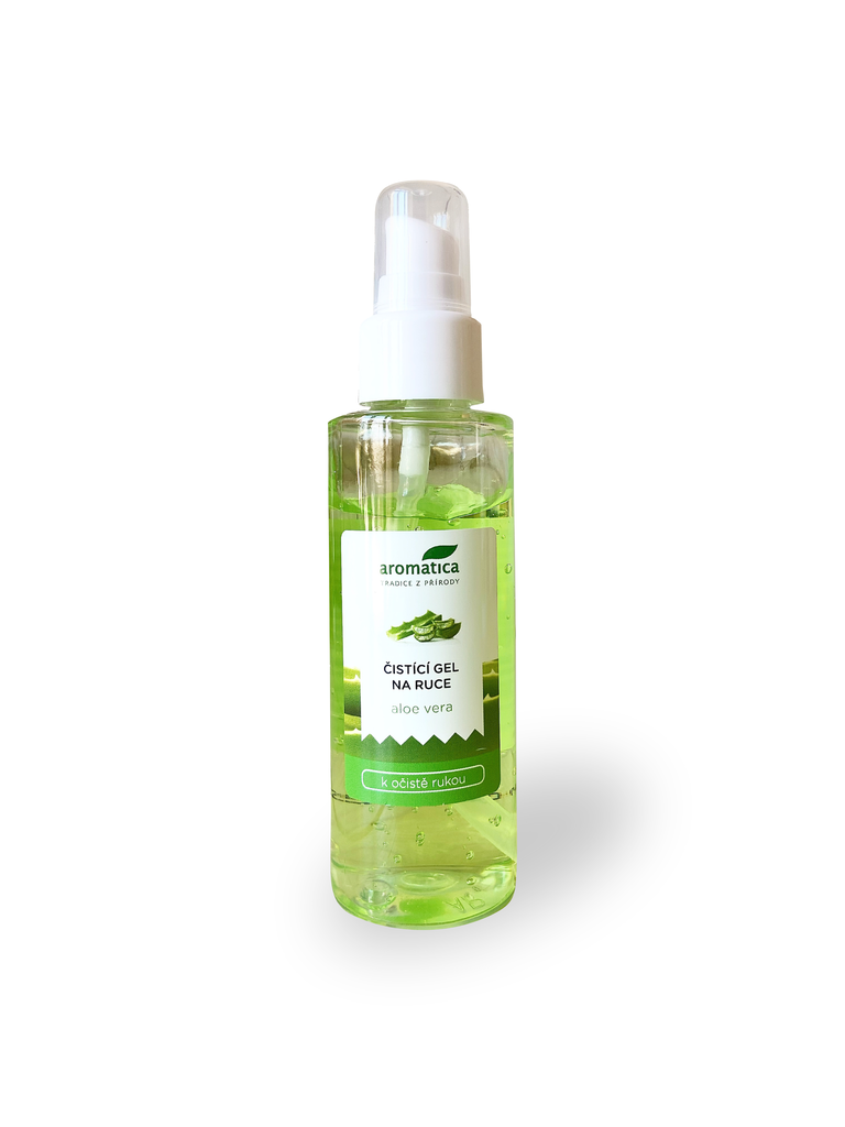 Čistící gel na ruce s aloe vera 100 ml Aromatica