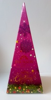 Vánoční čajová pyramida fialová 40 g