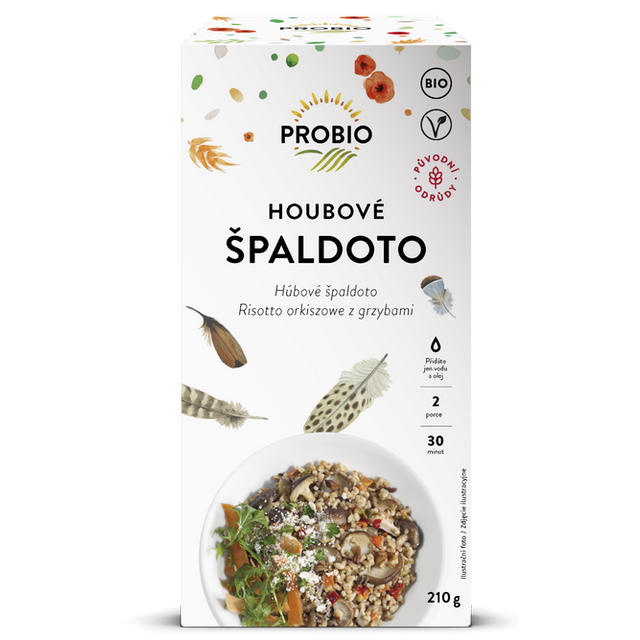 BIO špaldoto houbové 210 g Probio 