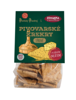 Pivovarské krekry se sýrem 100 g Biopekárna Zemanka 
