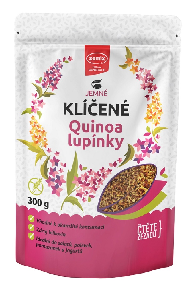 Klíčené quinoa lupínky 300 g Semix 