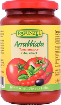 Bio omáčka ARRABBIATA 340g Rapunzel