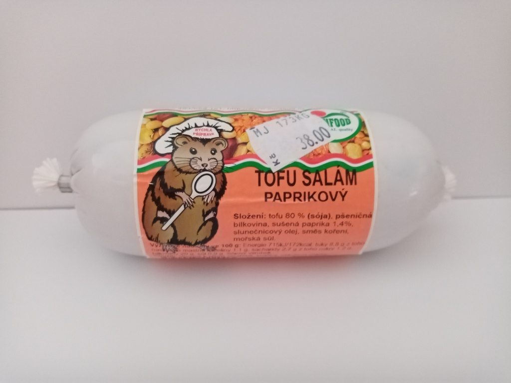 Tofu salám - paprikový 220 g Sunfood