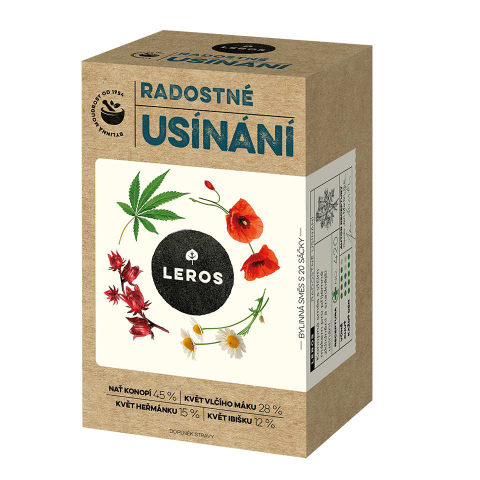 Radostné usínání čaj porcovaný 20g Leros