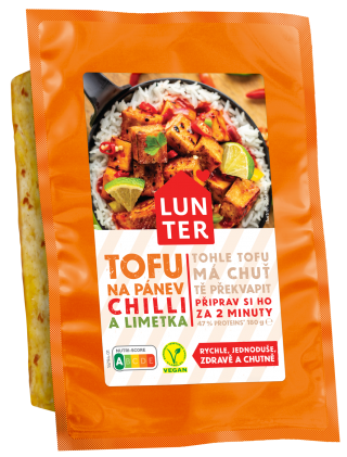 Tofu na pánev Chilli/Limetka 180 g Lunter 