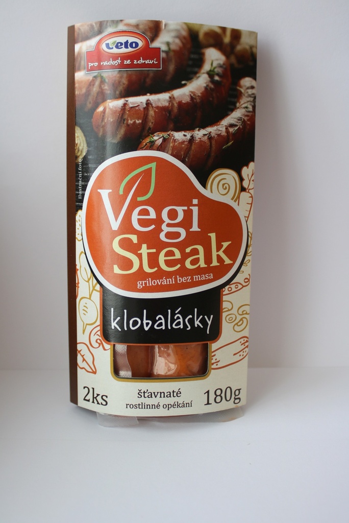 Vegisteak Klobalásky 180 g Veto 