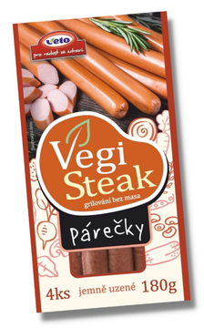 Vegisteak párečky 180 g Veto 