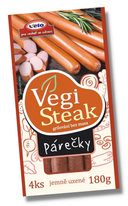 Vegisteak párečky 180 g Veto 