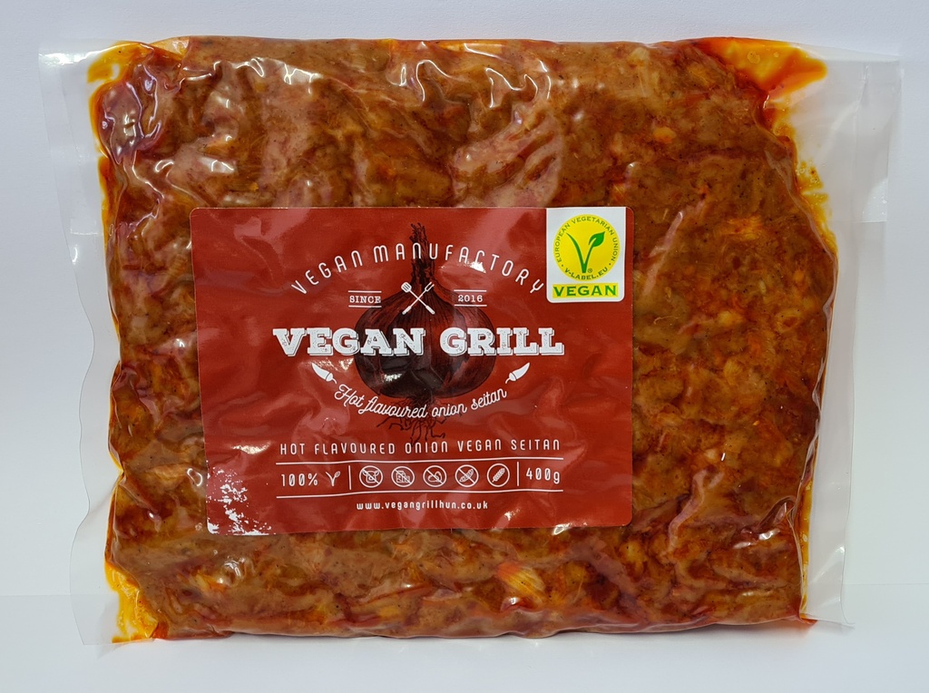 Pikantní cibulový seitan pálivý 400 g Vegan Grill