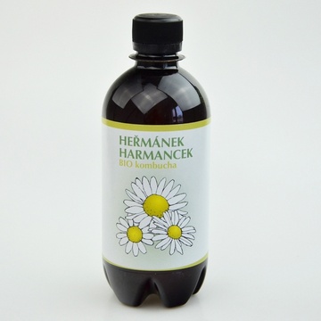Bio kombucha heřmánek 400 ml Stevikom 