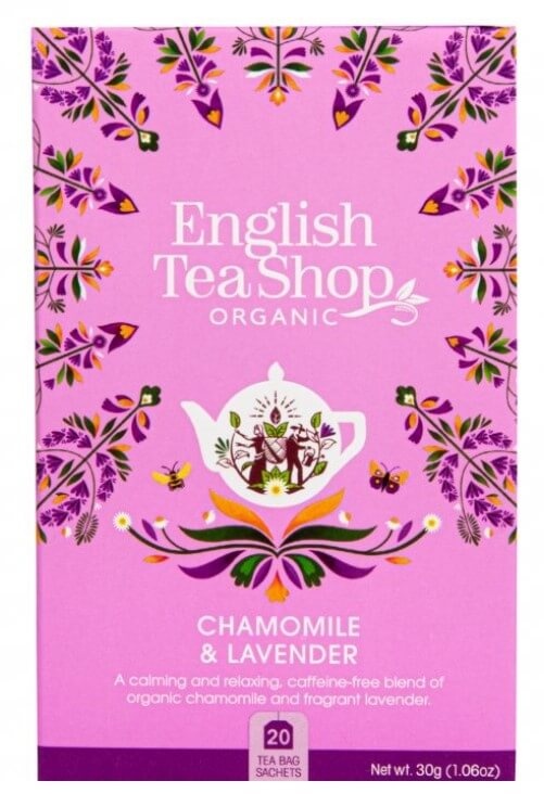 BIO čaj heřmánek/levandule 30 g English Tea Shop 