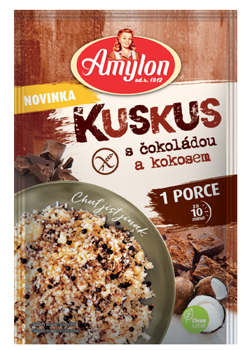 Kuskus s čokoládou a kokosem 70 g Amylon