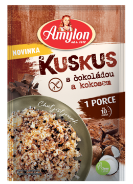 Kuskus s čokoládou a kokosem 70 g Amylon