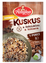 Kuskus s čokoládou a kokosem 70 g Amylon