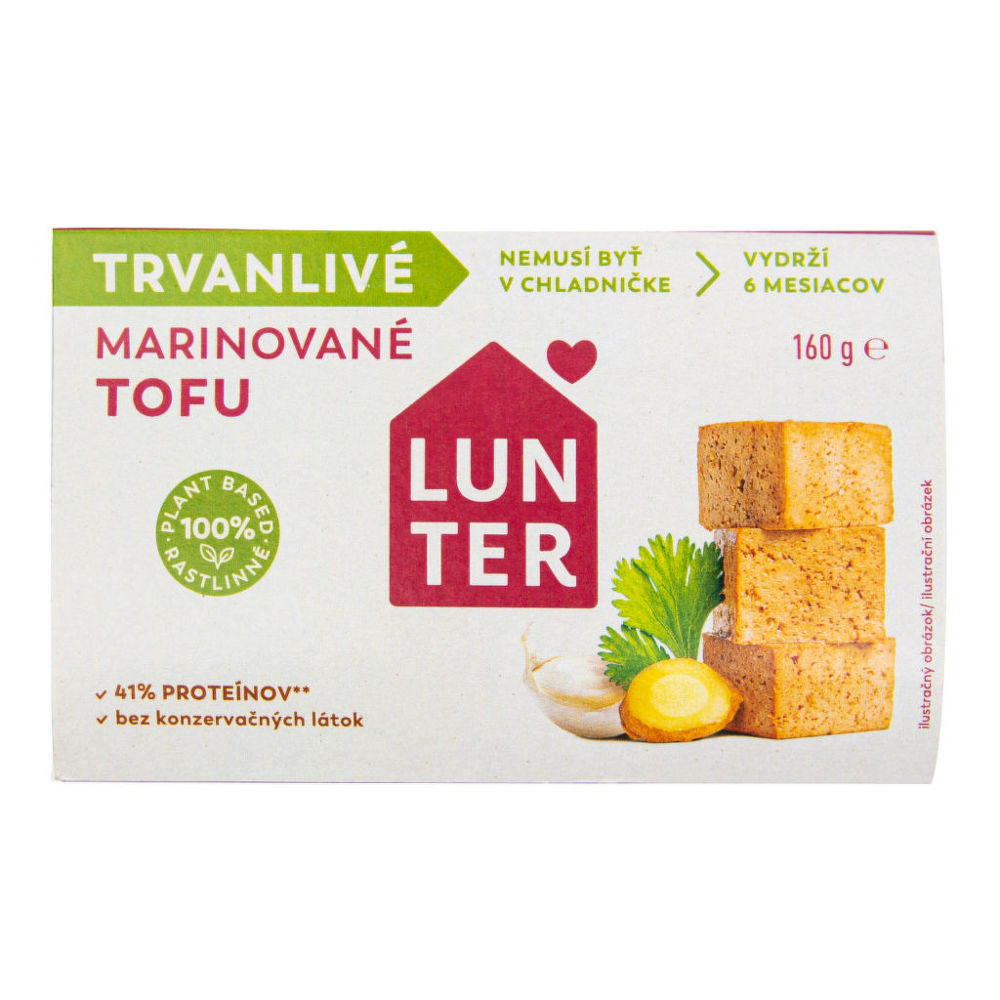 Tofu TRVANLIVÉ marinované 160 g Lunter 