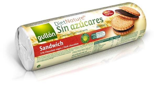 Sušenky sendvič plněné čokoládou 250g Gullón