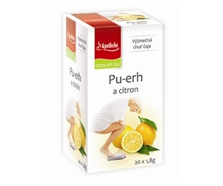 Čaj Pu-erh a citron 36 g Apotheke