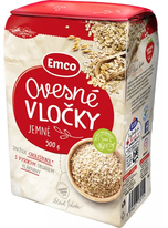 Ovesné vločky jemné 500g české Emco