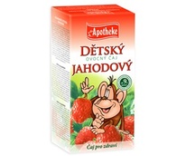 Dětský ovocný čaj jahodový 40 g Apotheke