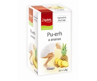 Čaj Pu-erh a ananas 36 g Apotheke
