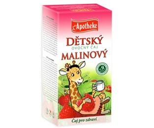 Dětský ovocný čaj malinový Apotheke