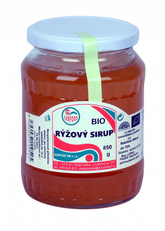 Bio rýžový sirup 850g Sunfood