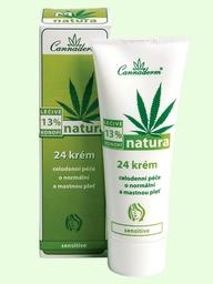 Natura 24krém na mastnou  pleť 75g Cannaderm