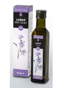 Olej lněný 250ml BIO HEALTH LINK