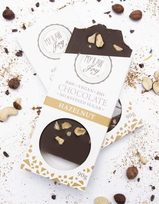 BIO RAW čokoláda lískooříšková 90 g My Raw Joy 