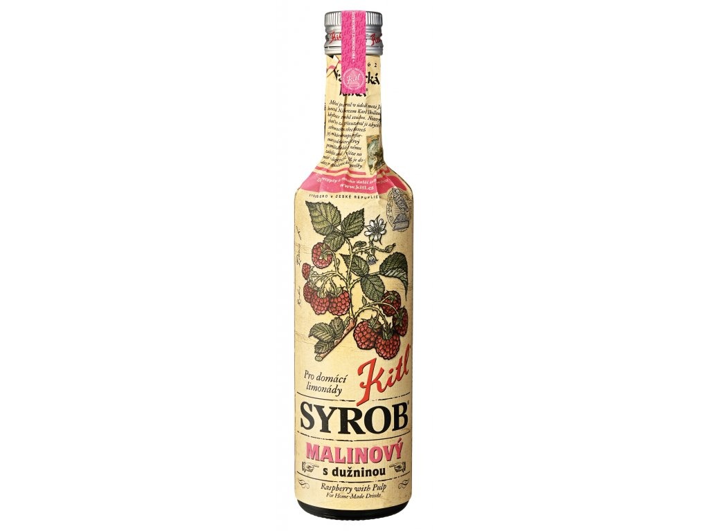 Syrob malinový 500ml - Kitl